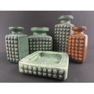 VEB Haldensleben - Fat Lava - Set of 5 Decorative Interior Design Elements