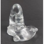 Glass figurine | paperweight - little dog