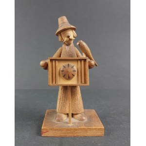 B. Borowik. S. Byliniak. Wooden figurine. Organ grinder