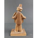 B. Borowik. S. Byliniak. Wooden figurine. Organ grinder