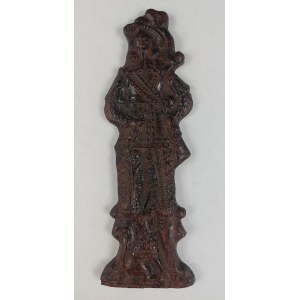 SPPA RZUT Toruń. Medium-sized gingerbread. Ceramic bas-relief. Paper tag