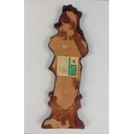 SPPA RZUT Toruń. Medium-sized gingerbread. Ceramic bas-relief. Paper tag