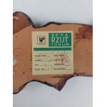 SPPA RZUT Toruń. Medium-sized gingerbread. Ceramic bas-relief. Paper tag