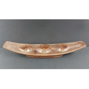 Designed by Adam Sadulski (1934–2010). Mirostowice. Janusz triple candlestick.