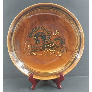A platter with a horse. Łysa Góra