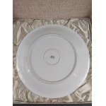 Decorative platter—commemorative. Wrocław, 1979. Commissioning of the W-P ZAX coaxial trunk line—2700–4