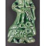 Stafania Dretler-Flin (1909–1994). Ceramic bas-relief. Shepherdess with sheep.