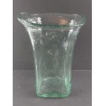 Vase with an uneven rim and bubbles, 20th century