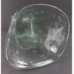 Vase with an uneven rim and bubbles, 20th century