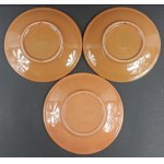 Set of 3 ceramic plates. Łysa Góra