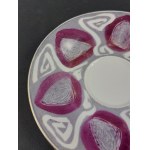 Cepelia. Kwiatogal. Painted by HS. Saucer