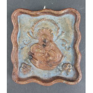 Wanda Rudzińska-Wypych. Plaquette. Notre-Dame d'Ostrobram