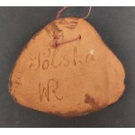 Wanda Rudzińska-Wypych. Plaketa. Panna Mária s dieťaťom.