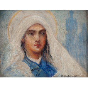 Stanisław Ignacy Poraj Fabijański (1865–1947), *Madonna Against the Background of St. Mary’s Basilica in Kraków*