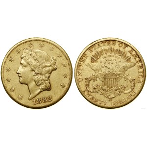 Stany Zjednoczone Ameryki (USA), 20 dolarów, 1882 CC, Carson City