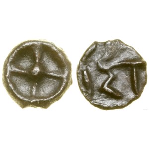 Grécko a posthelénistické obdobie, bronz napodobňujúci istrijské mince (5.–4. storočie pred n. l.)