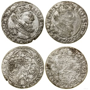 Poland, set of 2 six-real coins, 1624, 1625, Kraków