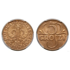 Poland, 5 groszy, 1938, Warsaw