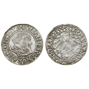 Śląsk, grosz, 1545, Krosno