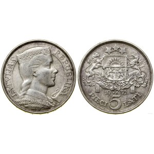 Lotyšsko, 5 lats, 1932, Londýn