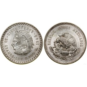 Messico, 5 pesos, 1948, Città del Messico