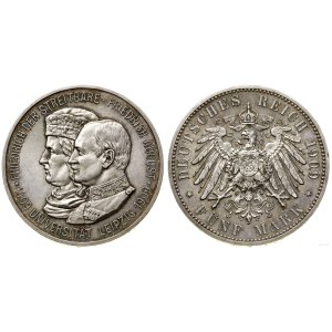 Germany, 5 marks, 1909, Muldenhütten