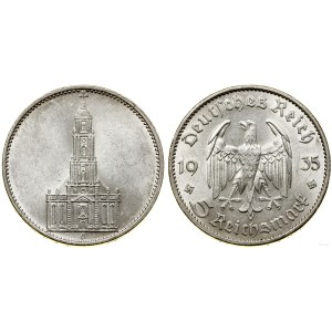 Germany, 5 marks, 1935 G, Karlsruhe
