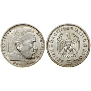 Germany, 5 marks, 1935 E, Muldenhütten