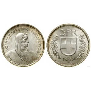 Švýcarsko, 5 franků, 1967 B, Bern