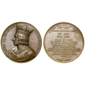 France, medal from the Monarchs of France series—Louis VIII the Lion, 1837