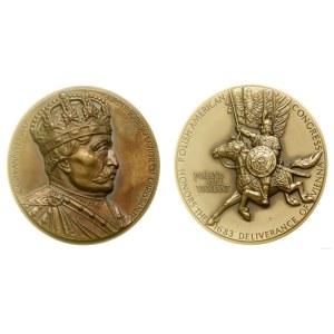 United States of America (USA), medal featuring Jan III Sobieski, 1983