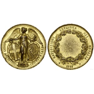 Itálie, pamětní medaile, 1886
