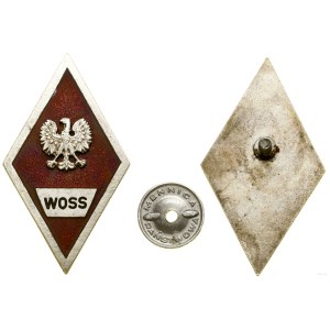 Polska, odznaka Wyższej Oficerskiej Szkoły Samochodowej in. gen. bryg. Aleksandra Waszkiewicza, 1972, Warszawa