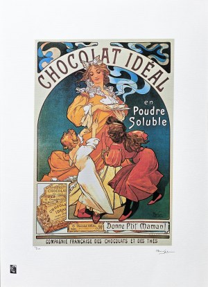 Alfons Mucha (1860 - 1939), Chocolat Idéal