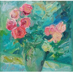 Małgorzata Kotościk Kossak, Impressione di un mazzo di fiori, 2013
