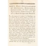 [The Bar Confederation]. Pac, Michał. Bohusz Ignacy. Manifesto of the Confederate Republic of Poland. November 15, 1769. Translated from Polish. No place, 1770.