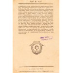 [The Four-Year Sejm]. Stanisław Kublicki. Address [...] on November 29, 1788, in the Senate Chamber. Warsaw, 1788.
