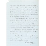 Zygmunt Miłkowski (pen name: Teodor Tomasz Jeż; 1824–1915), writer, journalist, politician, independence activist—Letter to Franciszek Rawita-Gawroński. Dated Geneva, April 4, 1884.