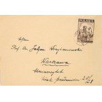 Leopold Staff (1878–1957), poet, playwright, translator—Letter to Professor Julian Krzyżanowski. Dated Kraków, May 23, 1947.