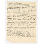 Ewa Szelburg-Zarembina (1899–1986), writer and poet—Manuscript of the book *Legends of Warsaw*. No place, no date (before 1938).