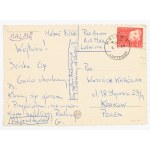 [Great Polish Jazz Musicians] - Three postcards (Wojciech Karolak, Jan Ptaszyn Wróblewski, Roman “Gucio” Dyląg). Various locations (Malmö, Voss, New York), various dates (1962–1975).