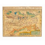 [Poland and Lithuania, the Duchies of Oświęcim and Zator] — “Descriptio Ducat. Ozwiec. et Zator” and “Descriptio Poloniae” (two maps). P. Bertius. Early 17th century.