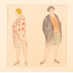 Franciszek Siedlecki (1867–1934) — Theater costume designs for the avant-garde ballet *Love* (15 watercolors). 1925–1928.