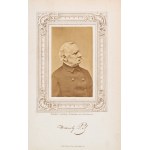[Pol Wincenty (1807–1872), poet, geographer, ethnographer, participant in the November Uprising, recipient of the Order of Virtuti Militari] – Photograph. Awita Szubert’s Photography Studio. Kraków, undated. [1867–1870].