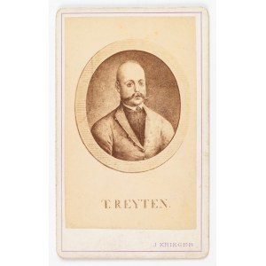 [Reytan Tadeusz (1742-1780), poseł nowogrodzki na sejm 1773] - Fotografia portretu w litografii W. Śliwickiego. Zakład Fotograficzny I. Kriegera. Kraków, b.r. (koniec XIX w.).