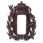 Frame featuring the coats of arms of Poland and Lithuania. 19th/20th century.