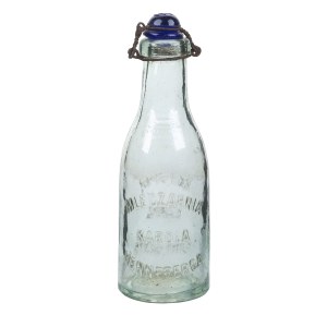 [Warsaw - Karol Henneberg's Dairy] - Milk bottle. Before 1909.