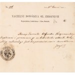 [Józef Wysocki (1809–1873), general, commander of the Polish Military Academy in Cuneo and Genoa; from February 17, 1863, commander-in-chief of the armed forces on the left bank of the Vistula] - Promotion to the rank of captain for Lieutenant Aleksander 