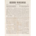Dziennik Warszawski. 1865. Vol. 2. Issues: 178 (August 12), 188 (August 25), 194 (September 1); 3 issues in total.