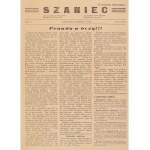 Szaniec. Vol. VI, No. 26 (132), August 30, 1944.